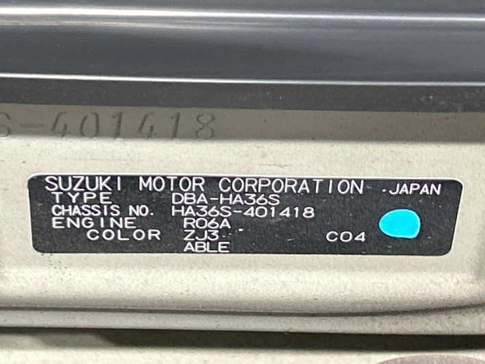2018 Suzuki Alto DBA-HA36S (UW-6a0a82035a610)[1]