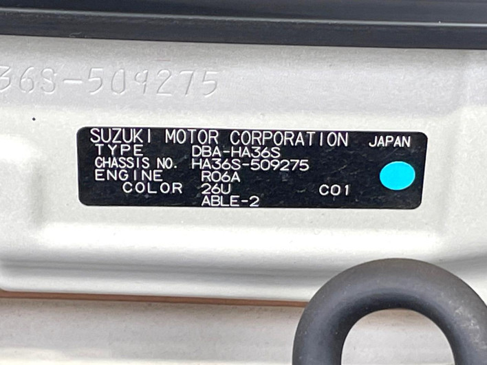 2019 Suzuki Alto DBA-HA36S (UW-6a3210003c968)[1]