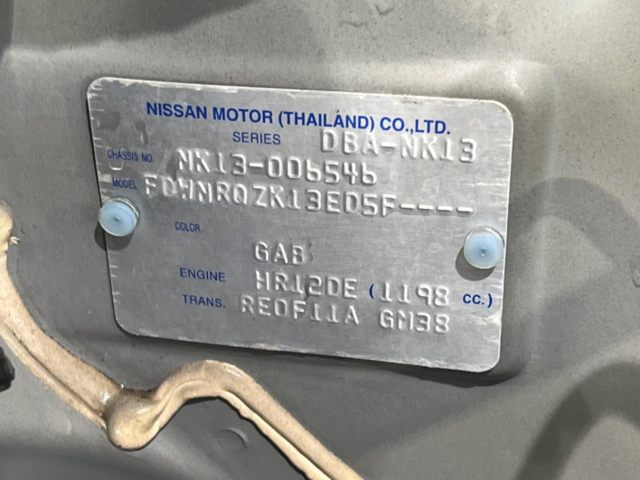 2012 Nissan March DBA-NK13 (UW-6a360535230e4)[1]